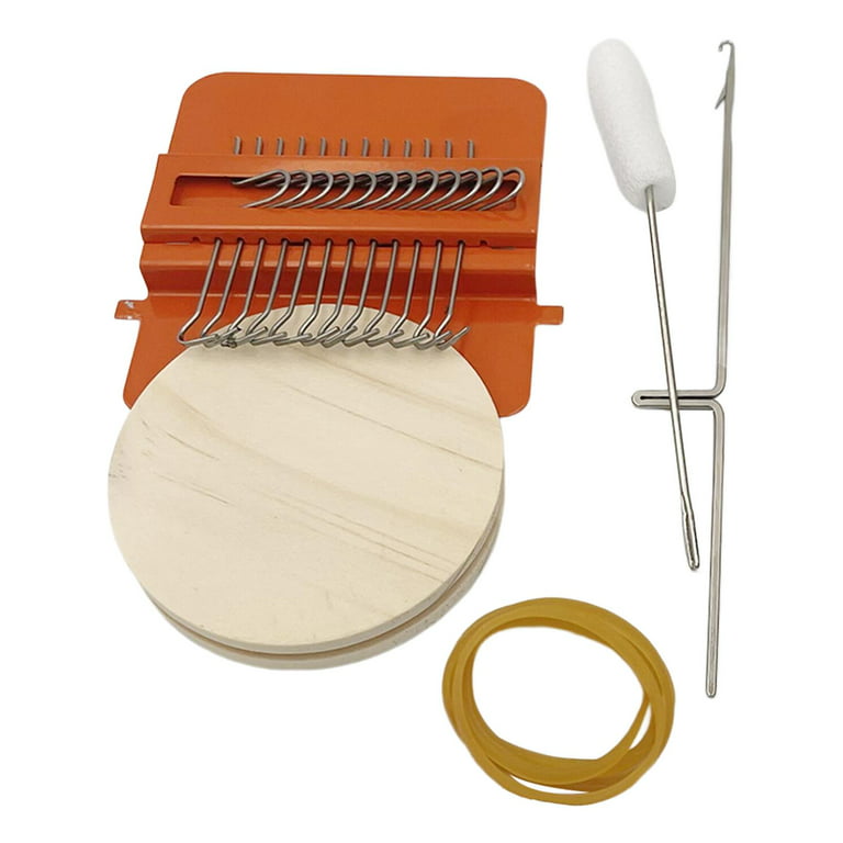 Wood Small Loom Mender Clothes Mending Weave Darning Machine (12