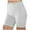White, variant on fatyb Women's Yoga Shorts Ribbed High Waist Workout Shorts Casual Knit Solid Color Gym Running Shorts