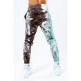 thumbnail image 3 of Hype - Pantalón de Chándal Diseño Teñida con Nudos para Hombre (Marrón Oscuro, Menta, Blanco), 3 of 4