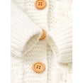 thumbnail image 5 of VIKING GLORY Toddler Girls Kids Baby Sweater Hooded Knit Pullovers Cardigan Warm Coat Clothes, 5 of 5