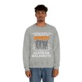 thumbnail image 4 of Push You In Front of Zombies save Alaskan Malamute Unisex Sweatshirt S-2XL, 4 of 9
