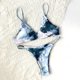 thumbnail image 2 of Traje de baño de dos piezas de bikini dividido cómodo para mujer con sujetador acolchado de playa a juego de color degradado OAVQHLG3B Store  lin121212, 2 of 4
