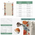 thumbnail image 6 of Colorful Roses Floral Balloon Curtains for Windows, Bedroom Curtains 54 Inch Length, Farmhouse Spring Flowers Vintage Tie Up Curtains Panels Thermal Insulated Bathroom Curtains Window 42"x54", 6 of 8