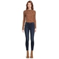 thumbnail image 2 of Self Esteem Juniors Mock Neck Ribbed Top, 2 of 5