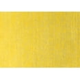 thumbnail image 1 of Ahgly Company Machine Washable Indoor Rectangle Oriental Yellow Industrial Area Rugs, 6' x 9', 1 of 1