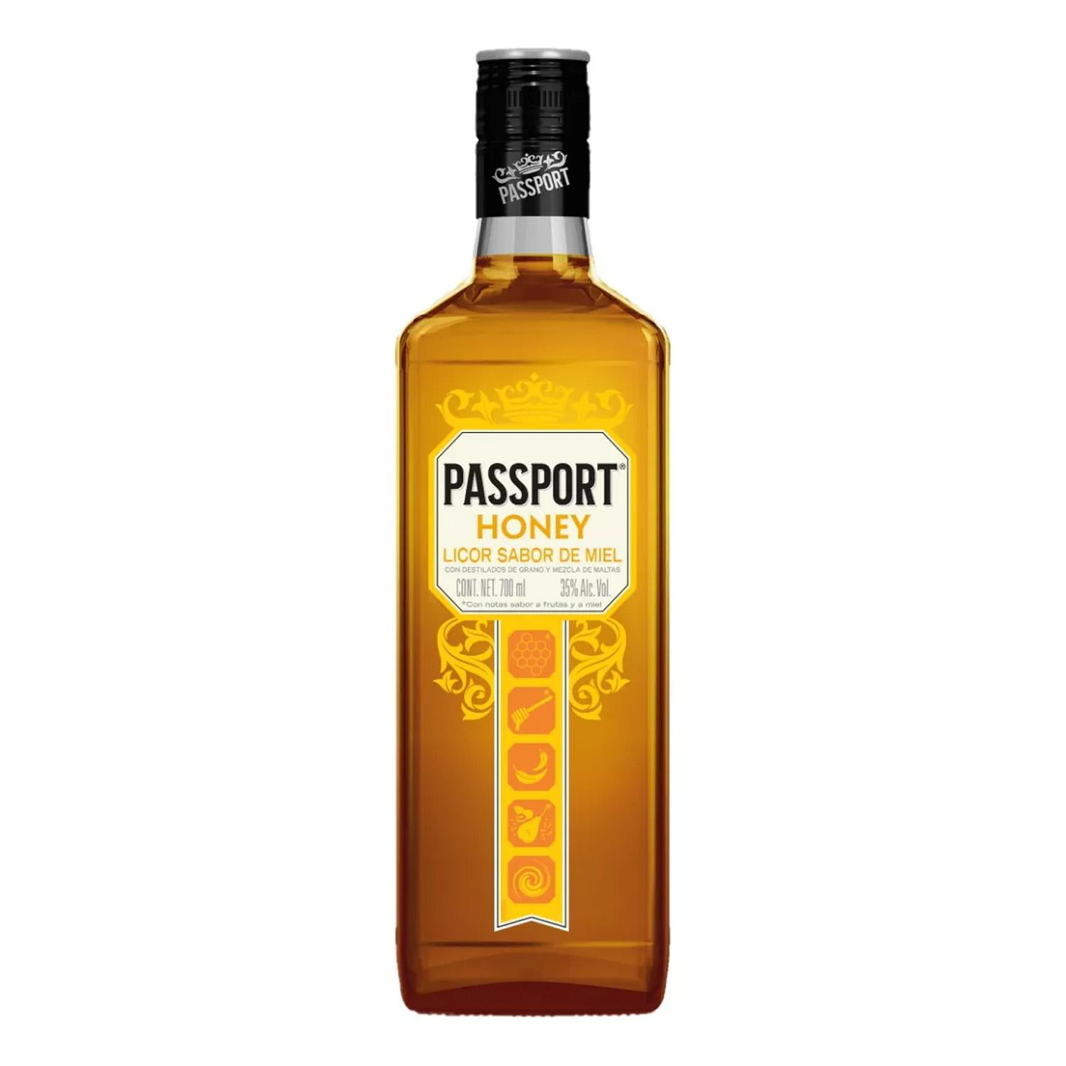 Pack de 6 Licor Passport Honey Sabor Miel 700 ml | Walmart en línea