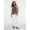 thumbnail image 3 of Time and Tru Women's Print Halter Top, Sizes XS-XXXL, 3 of 6