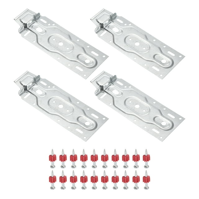 Unique Bargains Air Conditioner Wall Mount Bracket Indoor Internal Unit Universal Hanging Plate Hook Support Bracket Board 2 Pair