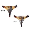 thumbnail image 3 of Fotbe Maple Leaf Meditating Squirrel Tanga Sin Costuras para Mujer con Estampado – Panties Invisibles, Transpirables y Cómodos para Uso Diario-3X-Large, 3 of 6