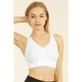 thumbnail image 2 of DailyWear Womens Sports Bra 6 Pack Various Style - One Size, Plus Size (White 6 Pack, One Size), 2 of 3