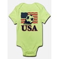 thumbnail image 1 of CafePress - USA Soccer Infant Bodysuit - Baby Light Bodysuit, 1 of 1