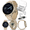 45mm Gold & Bone/Light Sand +WHT EarBuds, variant on Venu 4®, 41mm, Advanced Health and Fitness GPS Smartwatch, Bright and Colorful Display, Built-In Flashlight, 10 Days of Battery Life, Lunar Gold with Bone Silicone Band