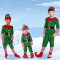 thumbnail image 5 of Disfraz Duende De Navidad Niños Infantil Duendecillo Elfo Ayudante Santa Claus De Tela Festival Navideño Bk Disfraces Talla Extra Chica, 5 of 5