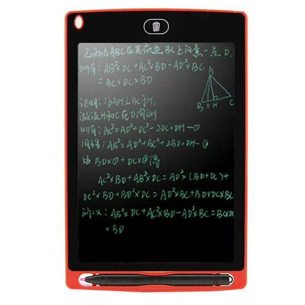 Tableta de escritura LCD de 8,5 pulgadas Bloc de notas electrónico Tablero de dibujo gráfico Tablero de mensajes Placa de escritura Bloc de notas de escritura a mano para niños Speravity DZ5206-04B