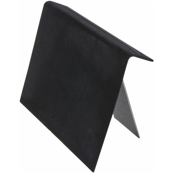 Plymor Black Velvet Bracelet Ramp with Easel Display Stand, 10.25" W x 5" D x 7.375" H