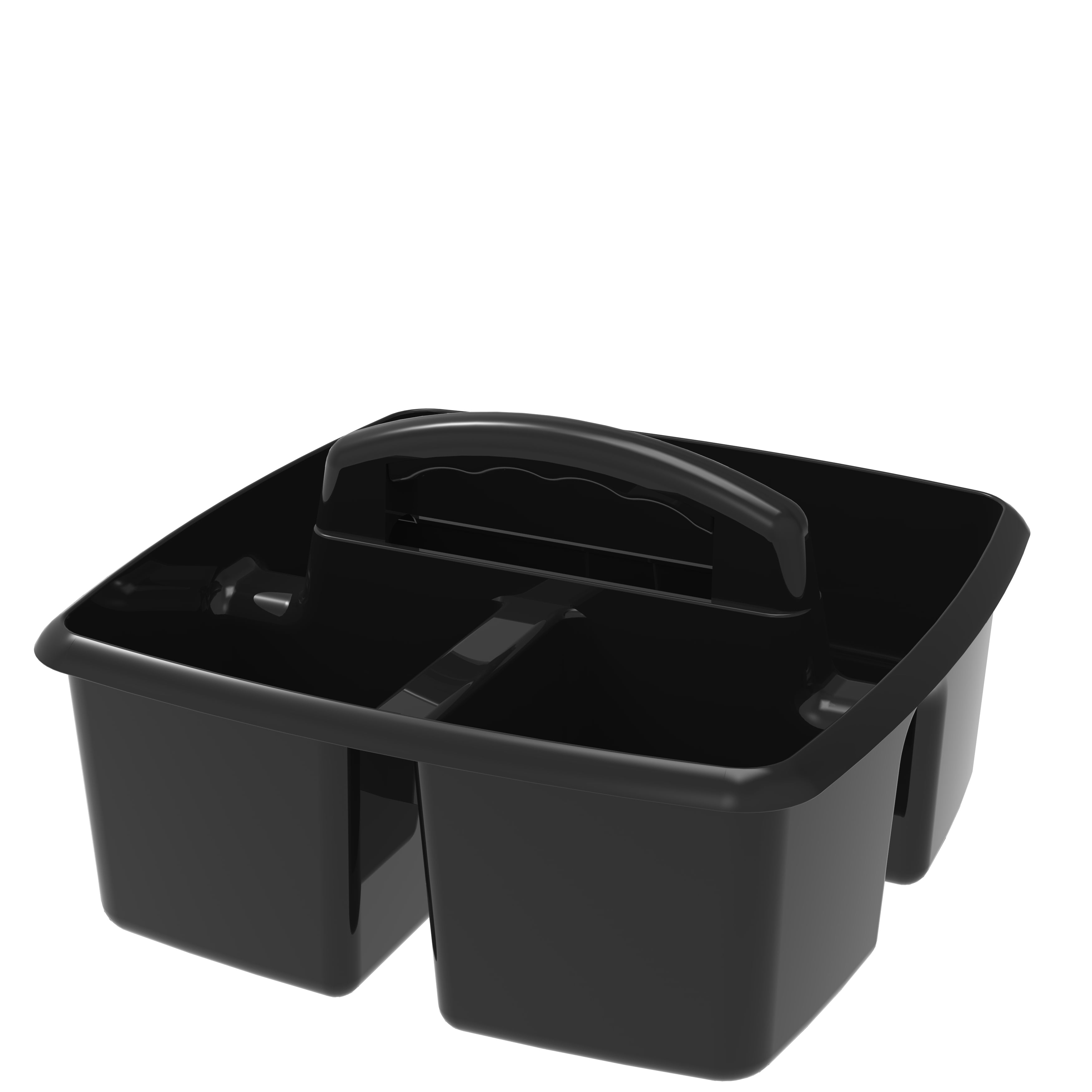 Pen+Gear Plastic Caddy, Craft and Hobby Organizer, Black, 6-Pack