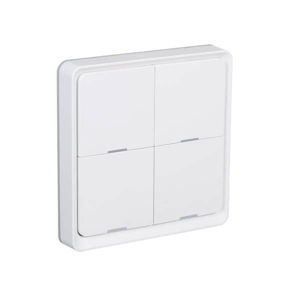 Amdohai RSH-Zigbee-SC04 Zigbee Scene Switch Remote Control 2.4Ghz Smart Home Switch with 12 Scenes 4 Gang BT Switch Hub Required
