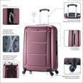 thumbnail image 4 of InUSA Pilot 28" Hardside Lightweight Luggage with Spinner Wheels, Handle, and Trolley, Wine, 4 of 10