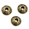 thumbnail image 5 of 100Pcs UFO Style Spacer Beads Accesorios DIY Jewelry Making Antique Brass Sunnimix Vintage Spacer Beads, 5 of 5