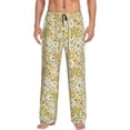 thumbnail image 1 of Fotbe Cute Sunflower Pantalones de Pijama para Hombre, Pantalones de Dormir, Pantalones de Casa con Cintura Ajustable y Bolsillos-Small, 1 of 6