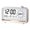 White, variant on NEXAVKPR Rechargeable Children Alarm Clock with LCD Display High Volumes Countdown Timers