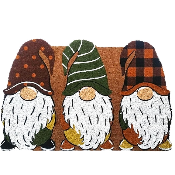 Briarwood Lane Fall Coir Doormat 36x24 Fall Gnomes Medium For Fall Coir Doormat