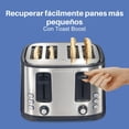 thumbnail image 4 of Tostador Hamilton Beach 4 Rebanadas, 7 Niveles de Tostado, Función Bagel y Descongelar con Apagado Automático 1400W Reacondicionado, 4 of 9
