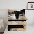thumbnail image 5 of Homewish Grunge Abstract Queen Comforter Set,Classic Aesthetic Art Comforter Sets Queen,Cream,Black Reversible,3 Pieces,1 Comforter and 2 Pillowcases, 5 of 7