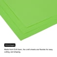 thumbnail image 5 of EVA Foam Sheets Green 19.7 Inch x 17.7 Inch 0.8mm Thick Crafts Foam Sheets 5Pcs, 5 of 6