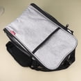 thumbnail image 1 of UPGRATOR Insulated Lunch Tote Bag in Grey Made of Oxford Fabric for Daily Use with Aluminum Foil Interior 12x7x15 inches, 1 of 7