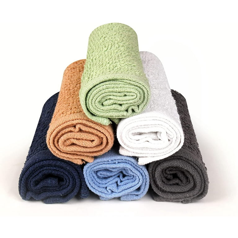 Towel and Linen Mart 100% Cotton - Wash Cloth Set - Pack of 24