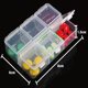 thumbnail image 2 of CHAO Pastillero pequeño, Pastillero diario, Caja de medicina de bolsillo, Caja de medicina transparente portátil de 6 celdas, Caja de almacenamiento de pendientes de joyería, 2 piezas, 2 of 5