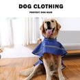 thumbnail image 6 of Large Dog Raincoat Adjustable Pet Water Proof Clothes Lightweight Rain Jacket Poncho Hoodies with Strip Reflective(S,Blue), 6 of 9