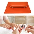thumbnail image 2 of Juego de alfombrillas para decoración de uñas, reposamanos de escritorio para uso comercial en el hogar. Naranja, 2 of 9
