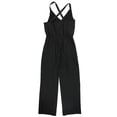 thumbnail image 2 of bar III Womens Varsity-Stripe Mono, Negro, Grande, 2 of 2