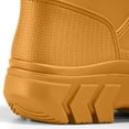 thumbnail image 4 of Women's Waterproof Mid-Calf Rain Boots Lightweight Rubber Garden Shoes with Wide Calf and Anti-Slip Sole for Outdoor Farm Work Yellow 8.5, 4 of 6