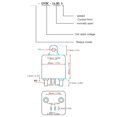 thumbnail image 4 of Solenoide de arranque 100A, bobina de latón de 4 pines, carcasa de PC de alta potencia, relé de cortacésped para automóvil DC24V, 4 of 8