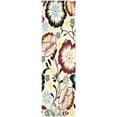 thumbnail image 3 of SAFAVIEH Soho Lily Floral Wool Area Rug, Ivory/Multi, 6' x 6' Square, 3 of 7