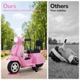thumbnail image 4 of LAZY BUDDY 6V Licensed Vespa Electric Scooter for Kids, Toddler Motorcycle Battery Powered Ride on Toy with Training Wheels & Headlight, 4 of 10