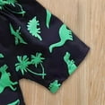 thumbnail image 5 of Gvdentm Baby Boy Summer Clothes Summer Short Sleeve Dinosaur Prints Tops Shorts Two Outfits Set for Kids Clothes(Green,4-5 Years), 5 of 7