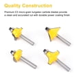 thumbnail image 3 of Flytuo 15 Pieces Router Bits Set 1/4 Inch Shank, Tungsten Carbide Router Bits, Woodworking Milling Cutter Tool Kit for Home Improvement and, 3 of 6