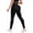 2# Black, variant on High Waisted Anti-Cellulite Leggings for Women, Tummy Control Compression Workout Pants, Seamless Sculpting Tights Black XL