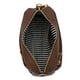 thumbnail image 5 of Bandolera FashionPuzzle con triple cremallera, talla pequeña, color marrón oscuro, 5 of 6