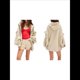 thumbnail image 3 of Sudadera con Capucha Informal de Larga con Cremallera y Bolsillos para Mujer, Talla Grande Cremoso S, 3 of 7