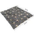 thumbnail image 3 of Cute Pug Puppies Blanket,Comfortable Soft Flannel Throw Blanket,All Season,Warm Lightweight Blankets for Sofa Bed Couch Living Room Chair,50"x60"(130x150cm), 3 of 4