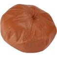 thumbnail image 4 of CoCopeaunts Newsboy Hats for Women PU Leather Octagonal Cap Autumn Winter Solid Color Vintage Style Beret Hat Leisure Newsboy Cap, 4 of 7