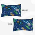 thumbnail image 4 of Balery Dinosaur In Space Bedding Queen Pillow Cases - Envelope Closure - Soft Brushed Microfiber Fabric - Shrinkage and Fade Resistant Pillow Cases-20"x30", 4 of 9