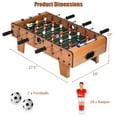 thumbnail image 2 of Patiojoy 27" Foosball Table Mini Tabletop Soccer Game Christmas Gift Football Sports, 2 of 10