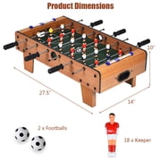 Patiojoy 27 Foosball Table Mini Tabletop Soccer Game Christmas Gift Football Sports