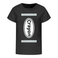 thumbnail image 5 of Girls T Shirts Short Sleeve Crewneck Casual Crayon Graphic Tshirts Kids Back to School Shirt 3-16 Years, 5 of 5